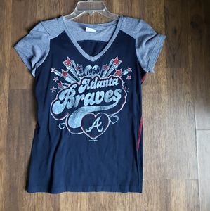 Atlanta Braves MLB 5th & Ocean women's top Med